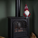 30cm Plush Gnome Gonk Christmas Stocking Holder Decoration with Grey Body