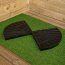 14kg Black Hanging Banana Cantilever Garden Parasol Base Weight
