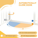 Pressure Fit Safety Gate w/ Auto Closing Door, for Small, Medium Dogs, 74-80cm