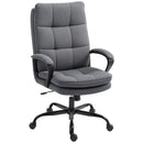HOMCOM Fabric Office Chair, Computer Desk Chair For Home,