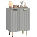 HOMCOM Sideboard Buffet Cabinet with Adjustable Shelf, Grey