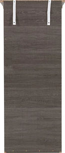 LISBON 5 DRAWER NARROW CHEST - BLACK WOOD GRAIN - BLACK WOOD GRAIN