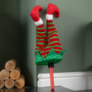55cm Battery Operated Soft Animated Elf Kicking Legs Christmas Decoration