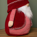 45cm Red and White Stripe Sitting Christmas Gonk Decoration