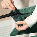 HOMCOM Upholstered Reading Chair with Side Pockets and Steel Frame