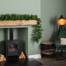 2.7m (9ft) Plain Green Kateson Fir Christmas Garland With 180 Tips