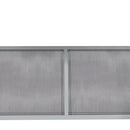 Outsunny Metal Swing Chair Garden Hammock 3 Seater Patio Bench w/ Canopy, Grey