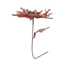 68cm Frosted Light Coral Pink Poinsettia Stem Christmas Decoration