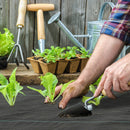 Outsunny 2m x 90m Weed Control Membrane, Heavy Duty Weed Barrier Fabric