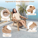 Set of 2 Adirondack Lounge Patio Chairs