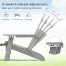 Set of 2 Adirondack Lounge Patio Chairs
