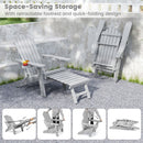Set of 2 Adirondack Lounge Patio Chairs