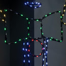 1.2m x 90cm Light up FlexiBright Gingerbread Man Decoration with 456 Twinkling Multi-Coloured LEDs