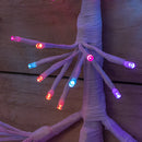 1.2m Twinkling Starburst Snowflake Christmas decoration with 960 Rainbow LEDs