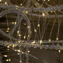 1.48m Light up Acrylic Christmas Deer Decoration with Red Bow and 940 Warm White LEDs