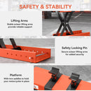 HOMCOM 500 kg Motorcycle Scissor Lift Jack, Steel Motorbike Lifting Stand