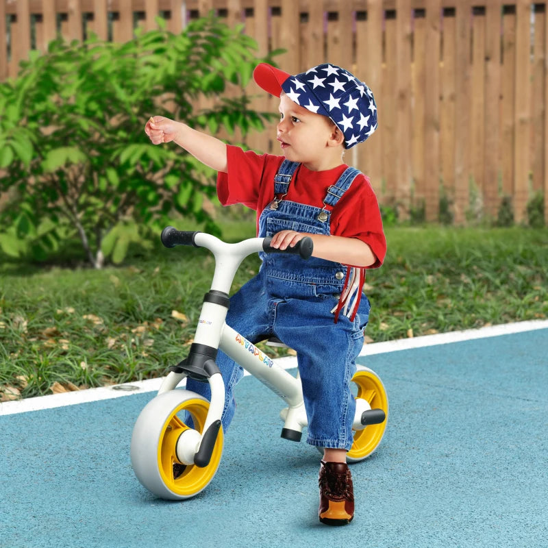 AIYAPLAY Children's Balance Bike - White