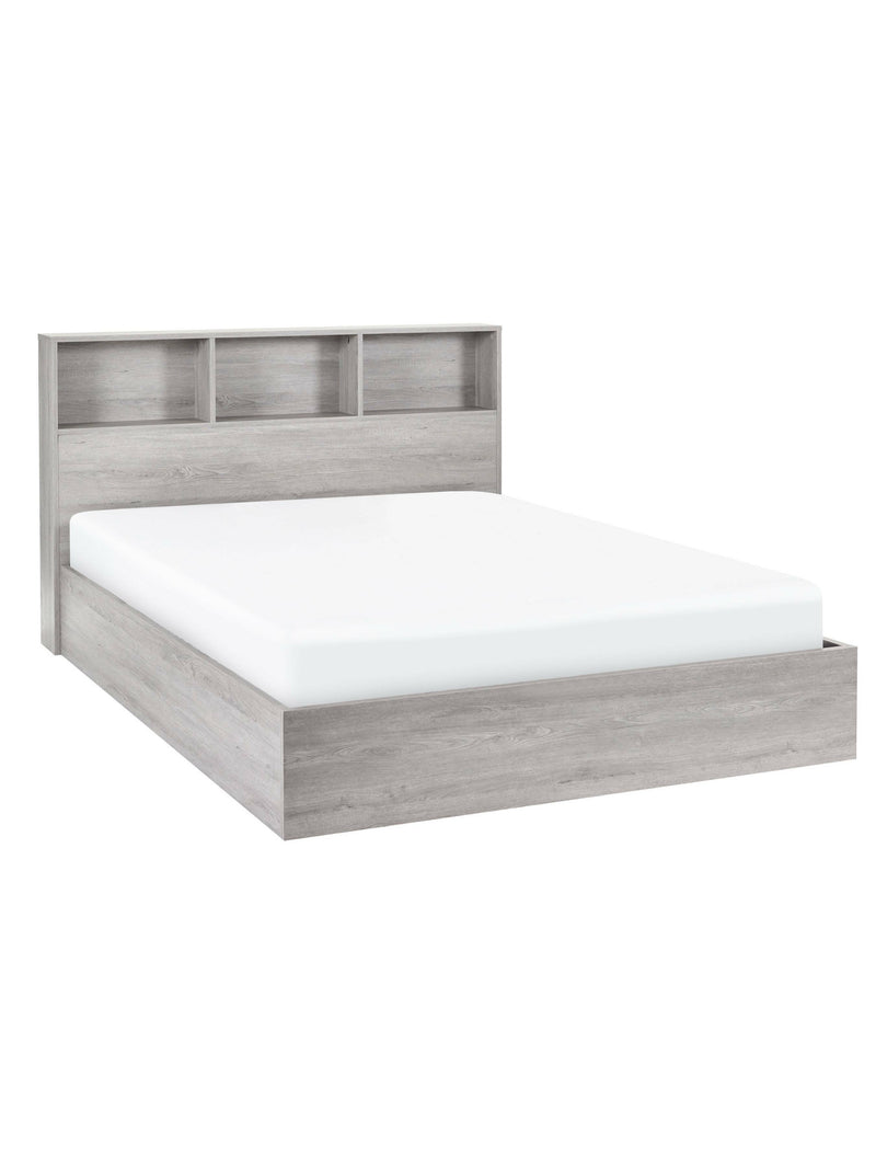 Bali Ottoman Storage 90cm Single Bed - Grey Oak
