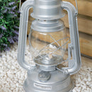 25cm/30cm Silver Paraffin Hurricane Lantern Camping Light