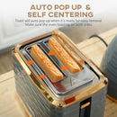 HOMCOM Kettle and Toaster Set 1.7L Rapid Boil Kettle & 2 Slice Toaster