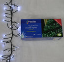 2000 LED 25m Premier Clusterbrights Indoor Outdoor Multifunction Mains Operated Christmas Cluster Lights with Timer in Cool White