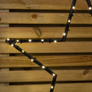 60cm Light up Dewdrop Metal Christmas Star with Garden Stake & Warm White LEDs