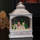 28cm Battery Operated LED Christmas Snowman Wonderland Lantern Decoration