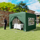 Outsunny 3 X 3(m) UPF50+ Pop Up Gazebo With Sides And Carry Bag