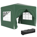 Outsunny 3 X 3(m) UPF50+ Pop Up Gazebo With Sides And Carry Bag