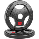 SPORTNOW 2 x Olympic Weight Plates, Weight Plate Discs with Tri-Grips