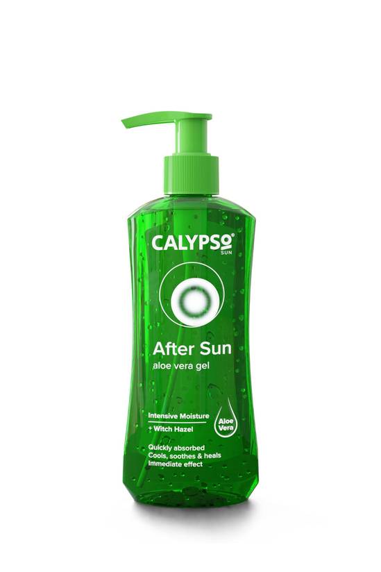 Aloe Vera After Sun Gel Cooling Sun Relief Soothing & Hydrating Witch Hazel Prolongs