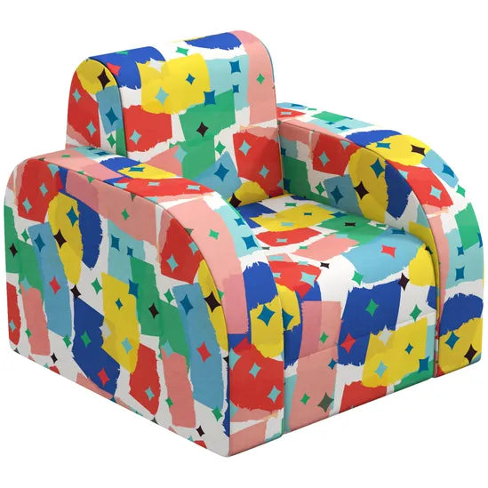 AIYAPLAY Kids Armchair, Foldable Toddler Chair for Bedroom
