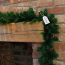 Samuel Alexander 270cm (9ft) X 25cm Plain Green Christmas Garland Decoration