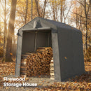 Outsunny 7.5 X 6.2 Ft Outdoor Garden Storage Shed, Waterproof Bike Tent