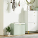 HOMCOM Shoe Storage Bench With Cushion And Flip-Drawer 62x26x47.5cm