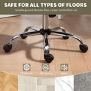 HOMCOM Modern Velvet Office Desk Chair For Bedroom, Living Room