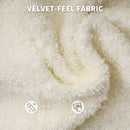 HOMCOM Modern Velvet Office Desk Chair For Bedroom, Living Room