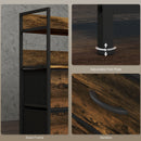 HOMCOM Bedroom Chest of Drawers 7 Drawer Dresser w/ Shelves