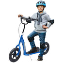 HOMCOM Teen Push Scooter -Blue