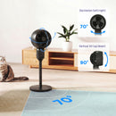 HOMCOM 9" Pedestal Cooling Fan With Adjustable Speed, Black