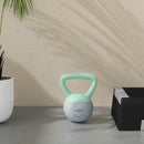 SPORTNOW 10KG Kettlebell With Soft Body And Non-Slip Handle, Grey And Green