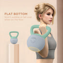 SPORTNOW 10KG Kettlebell With Soft Body And Non-Slip Handle, Grey And Green