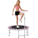 SPORTNOW Fitness Trampoline with 5-Level Adjustable Handle