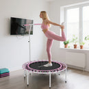 SPORTNOW Fitness Trampoline with 5-Level Adjustable Handle