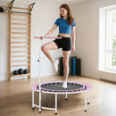 SPORTNOW Fitness Trampoline with 5-Level Adjustable Handle