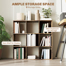 HOMCOM 9 Cube Storage Unit Cabinet Bookcase Display Shelves