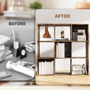 HOMCOM 9 Cube Storage Unit Cabinet Bookcase Display Shelves