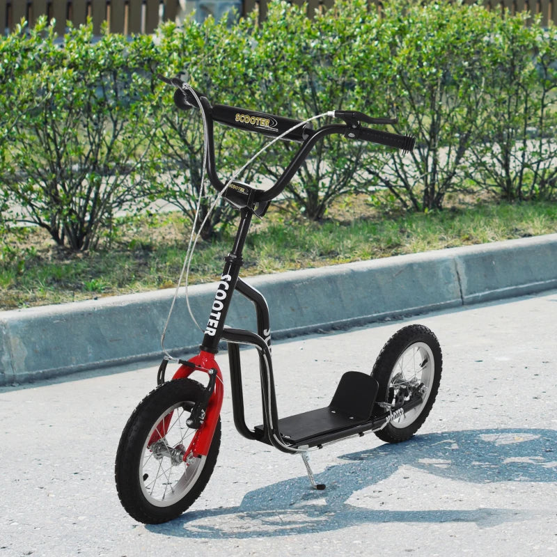 HOMCOM Teen Kids Stunt Scooter - Black