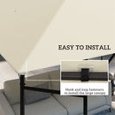 Outsunny 3 X 3(m) Gazebo Canopy Replacement Cover With Drain Holes
