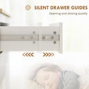 HOMCOM Sideboard With Drawer, Adjustable Shelf For Living Room